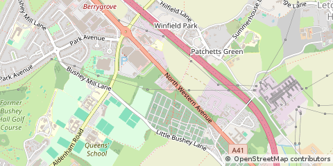 Map of Watford, Hertfordshire