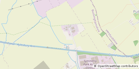 Map of Aylesbury, Bucks