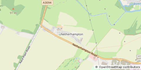 Map of Salisbury, Wiltshire