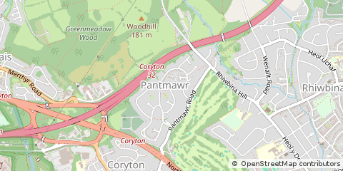 Map of Cardiff