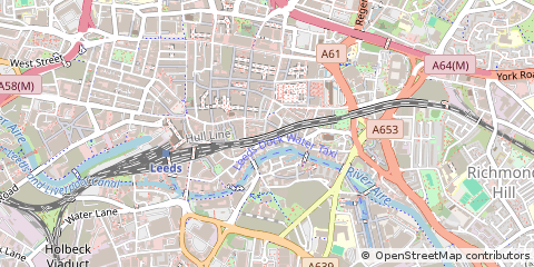 Map of Leeds