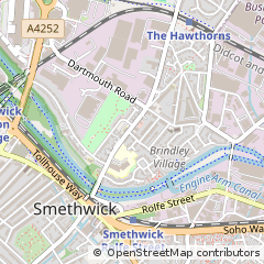 Map of Smethwick, West Midlands