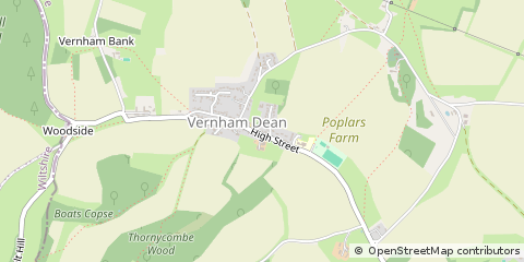 Map of Andover, Hampshire