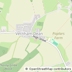 Map of Andover, Hampshire