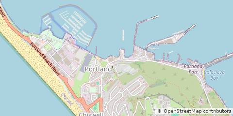 Map of Weymouth, Dorset