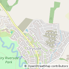 Map of Inverurie, Aberdeenshire