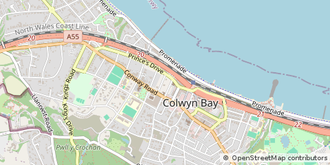 Map of Colwyn BAY