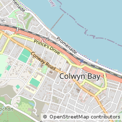 Map of Colwyn BAY