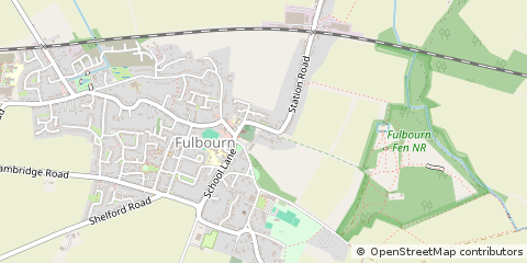 Map of Cambridge, Cambridgeshire