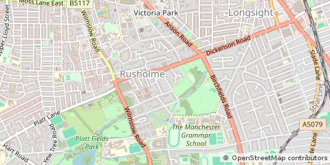 Map of Manchester