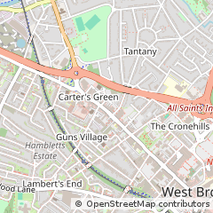 Map of West Bromwich