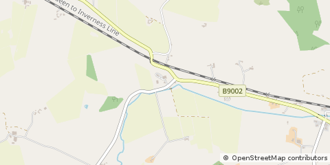 Map of Insch, Aberdeenshire