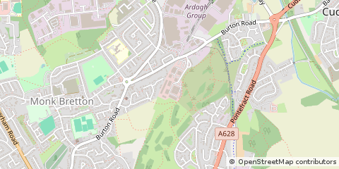 Map of South Yorkshire