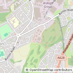 Map of South Yorkshire
