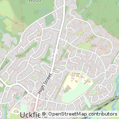 Map of Uckfield, East Sussex