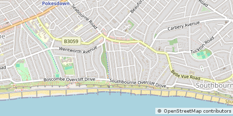 Map of Bournemouth