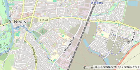 Map of ST. Neots, Cambridgeshire