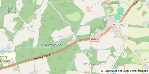 Map of Haywards Heath, West Sussex