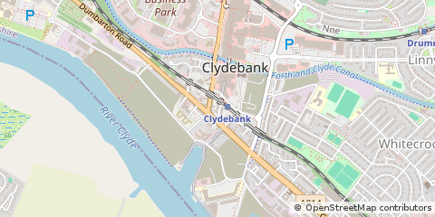 Map of Clydebank