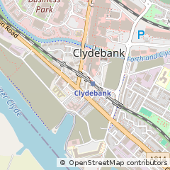 Map of Clydebank