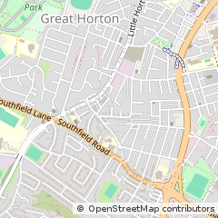 Map of Bradford, West Yorkshire