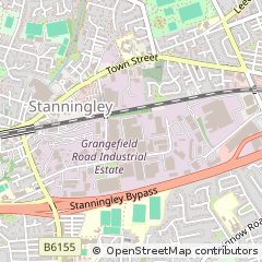 Map of Leeds, West Yorkshire