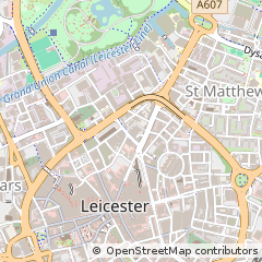 Map of Leicester