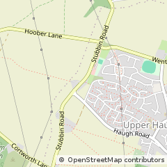 Map of Rotherham, South Yorkshire