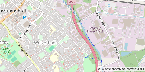 Map of Ellesmere Port