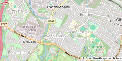 Map of Glasgow