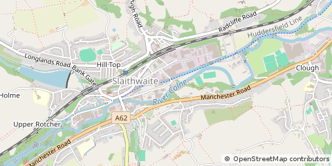 Map of Huddersfield