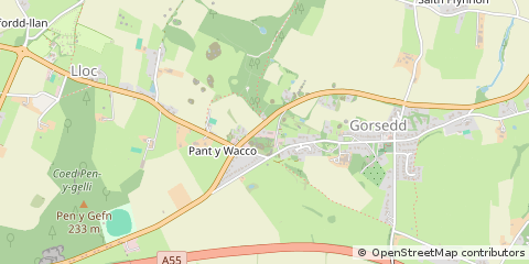Map of Holywell