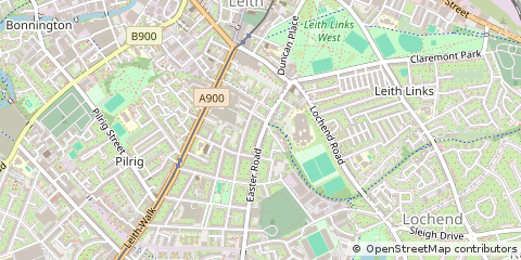 Map of Edinburgh, Midlothian