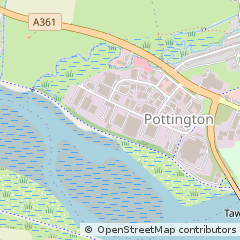 Map of Barnstaple, Devon