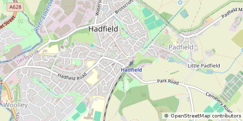 Map of Glossop
