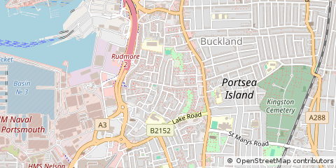 Map of Portsmouth, Hampshire