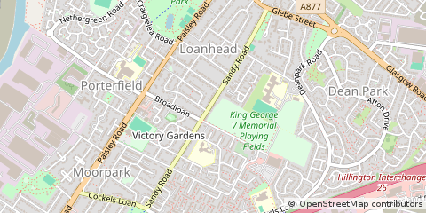 Map of Renfrew