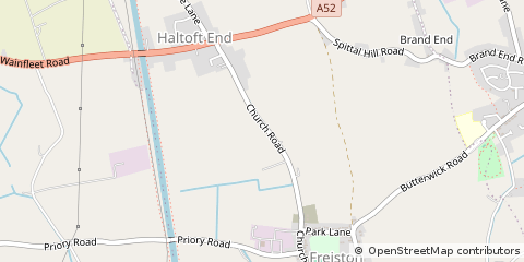 Map of Boston, Lincolnshire