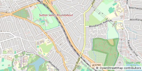Map of Reading, Berkshire