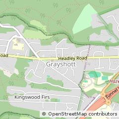 Map of Hindhead, Surrey