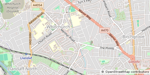 Map of Cardiff