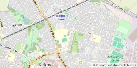 Map of Liverpool, Merseyside