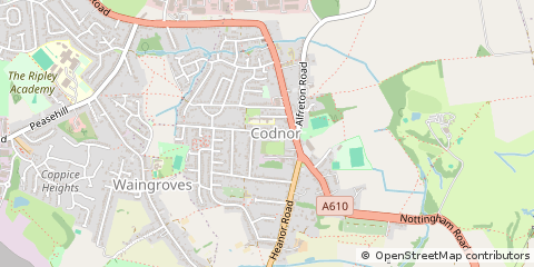 Map of Ripley, Derbyshire