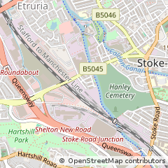 Map of Stoke-on-Trent
