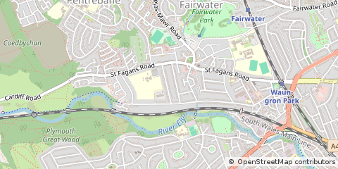 Map of Cardiff