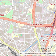 Map of Birmingham, West Midlands