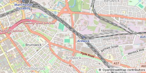 Map of Manchester