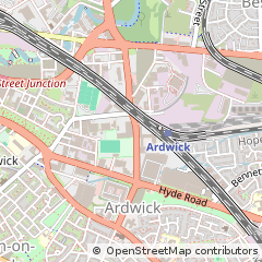 Map of Manchester