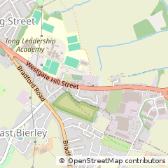 Map of Bradford, West Yorkshire