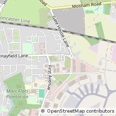 Map of Doncaster, South Yorkshire